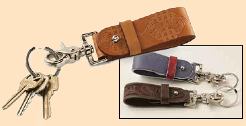 leather keychain kit