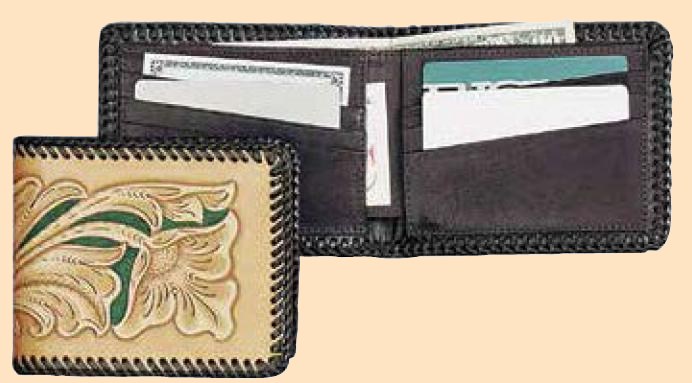 premier leather wallet kit - leathercraft kit