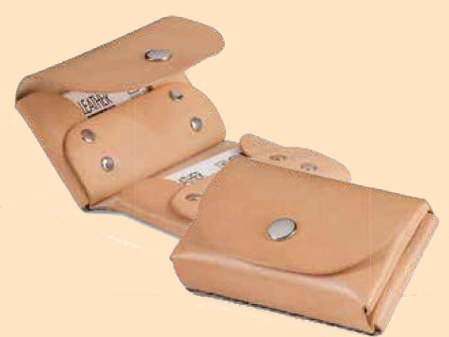 double card pocket case leather kit - leathercraft kit