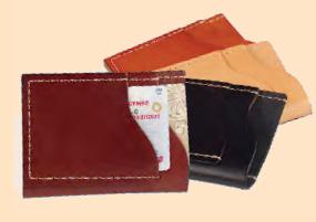 classic leather minimal wallet kit