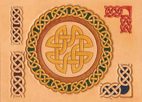 Craftaid, Template, Leather Pattern, Leathercraft Pattern, Leathercraft Supplies, Celtic Circles