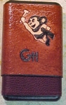 carved leather cigar case