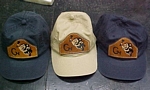 leather patch on baseball caps
