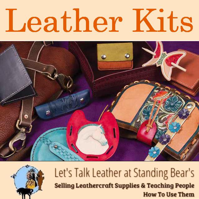 Leather kits, lselling leathercraft supplies and teaching people how to do leatherwork