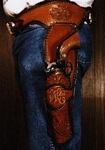 custom leather double gun rig