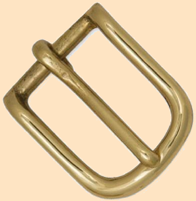 Midtown Solid Brass Belt Buckle