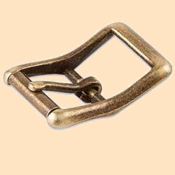 antique brass buckle