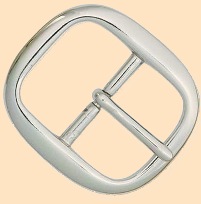 3/4 inch Polished Solid Brass Belt Buckle - B9 - Leathersmith Designs Inc.