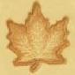 Maple Leaf, 3D Leather stamp, Leathercraft Stamp