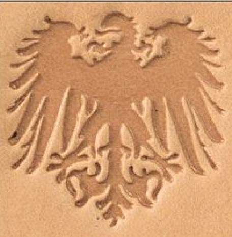 crest leathercraft 3D pictorial stamp, leather stamp, leathercraft, leatherwork, leathercraft supplies