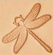 dragonfly 3d stamp, leather stamp leather stamping leathercraft , leatherwork, leathercraft supplies