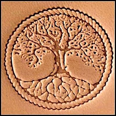 Tree of Life 3d stamp, leather stamp, leathercraft, leatherwork, leathercraft supplies