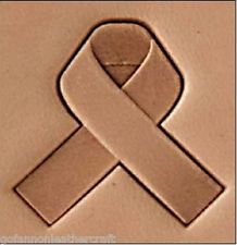 support ribbon 3d stamp, leather stamp, leathercraft, leatherwork, leathercraft supplies