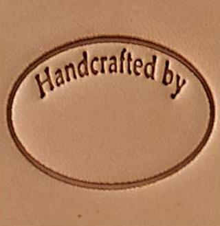 handcrafted circle 3d stamp, leather stamp, leathercraft, leatherwork, leathercraft supplies