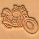 street bike motorcycle leathercraft 3D pictorial stamp
